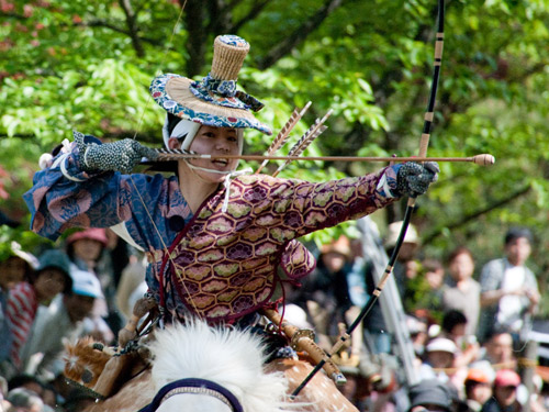 小笠原流　流鏑馬　弐番射手　樋口　陽子