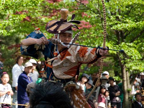 ２０１０年５月　南アルプス　小笠原流　流鏑馬　宗家