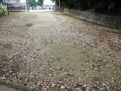 2015年	10月　飯塚市　綱分八幡宮　参道馬場　馬場末より