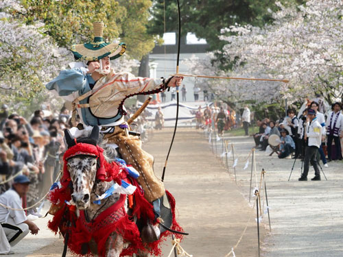 柳川市　三柱神社　流鏑馬奉納　平騎射　千葉　貴文