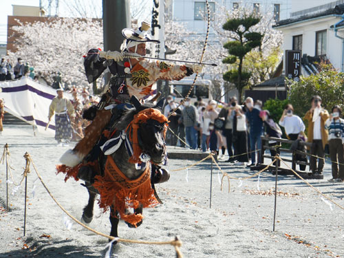 2022年3月　柳川市　流鏑馬　宗家　源　長統