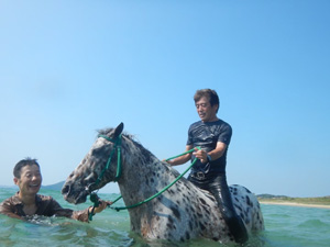 海で外乗