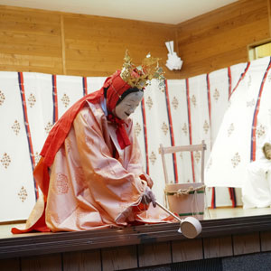 綱分八幡宮　放生会御神幸祭　神楽　汐汲み