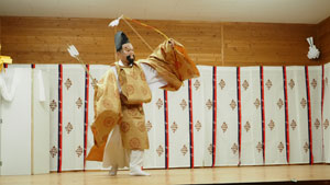 綱分八幡宮 放生会御神幸祭 神楽 岩戸