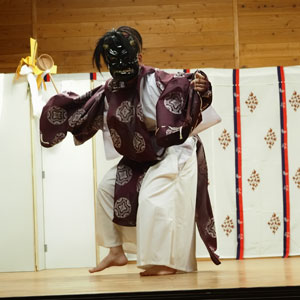 綱分八幡宮 放生会御神幸祭 神楽 岩戸