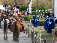 南アルプス市　流鏑馬