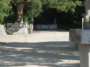 2020年10月　飯塚市　綱分八幡宮　参道馬場　馬場元より