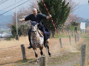 流鏑馬馬場　稽古