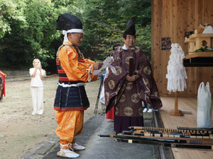 福岡県飯塚市　綱分八幡宮　神事　願文奏上