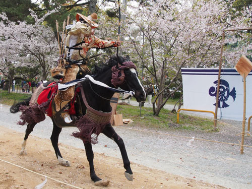 柳川　三柱神社　小笠原流流鏑馬