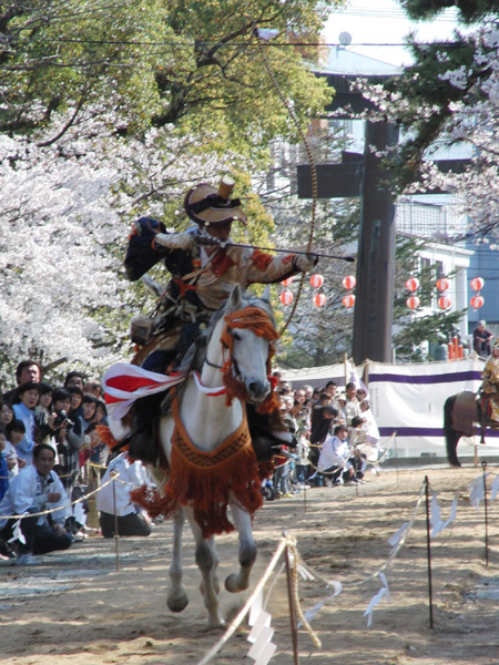 2010年　柳川　流鏑馬 宗家　源　長統